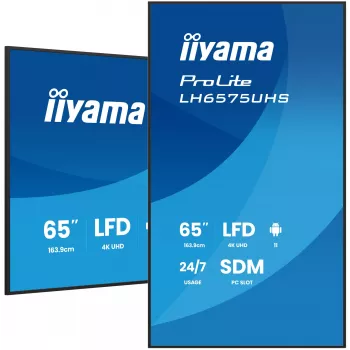 iiyama LH6575UHS-B2AG Signage Display schermo piatto digital signage 163,8 cm (64,5