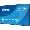 iiyama LH6575UHS-B2AG Signage Display schermo piatto digital signage 163,8 cm (64,5 inch) LCD Wi-Fi 500 cd/m² 4K Ultra HD nero processore integrato Android 11 24/7