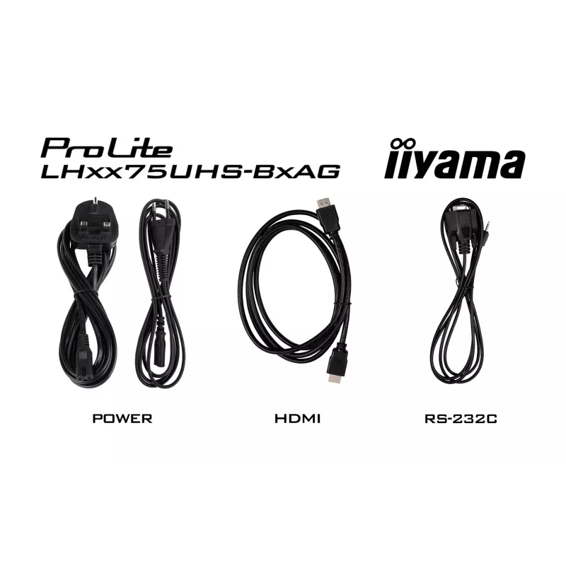 iiyama LH5575UHS-B2AG Signage Display schermo piatto digital signage 138,7 cm (54,6 inch) LCD Wi-Fi 500 cd/m² 4K Ultra HD nero processore integrato Android 11 24/7