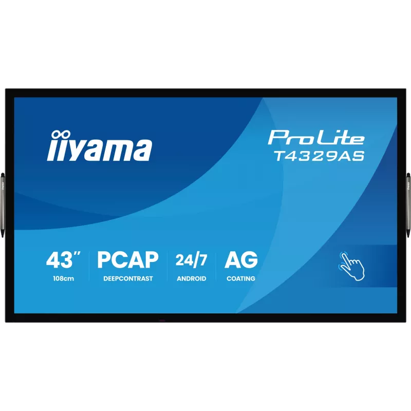iiyama T4329AS-B1AG Monitor per computer 108 cm (42,5 inch) 3840 x 2160 pixel 4K Ultra HD LED touchscreen nero