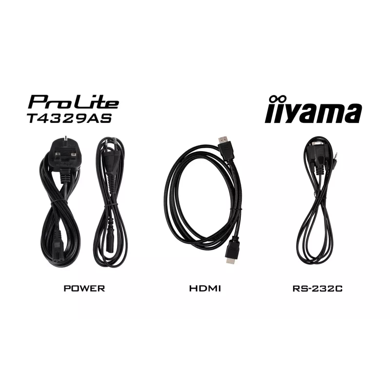 iiyama T4329AS-B1AG Monitor per computer 108 cm (42,5 inch) 3840 x 2160 pixel 4K Ultra HD LED touchscreen nero