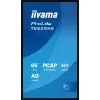 iiyama T6529AS-B1AG Signage Display design kiosk 163,8 cm (64,5 inch) LED Wi-Fi 420 cd/m² 4K Ultra HD nero touchscreen processore integrato Android 24/7