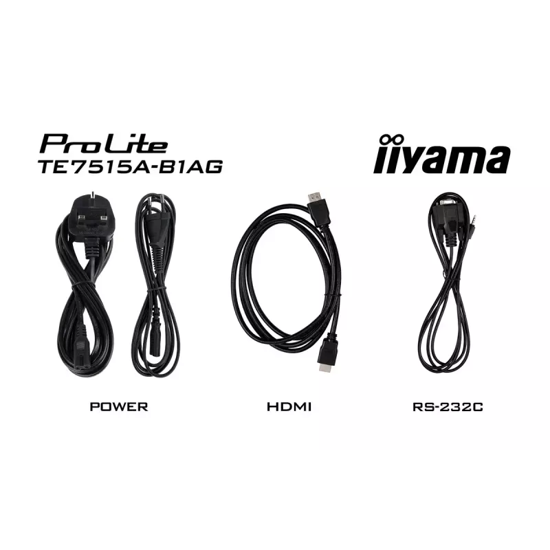 Schermo piatto digital signage iiyama TE7515A-B1AG 74,5