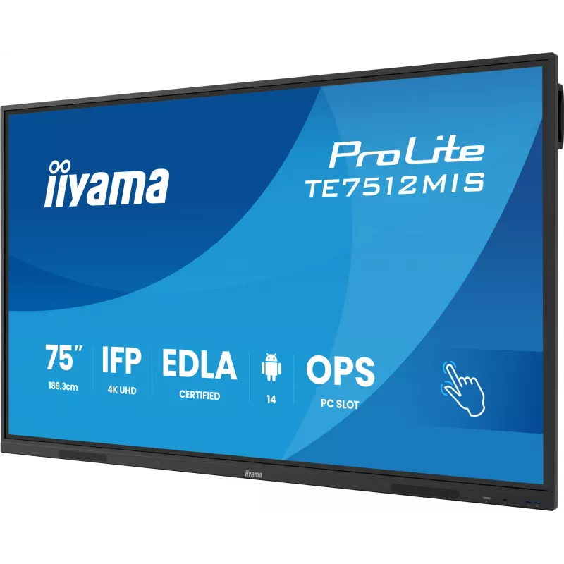 iiyama TE7512MIS-B4AG Signage Display Kiosk-Design 190,5 cm (75