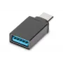 DIGITUS adattatore USB Type-C, Type-C a A SuperSpeed, nero