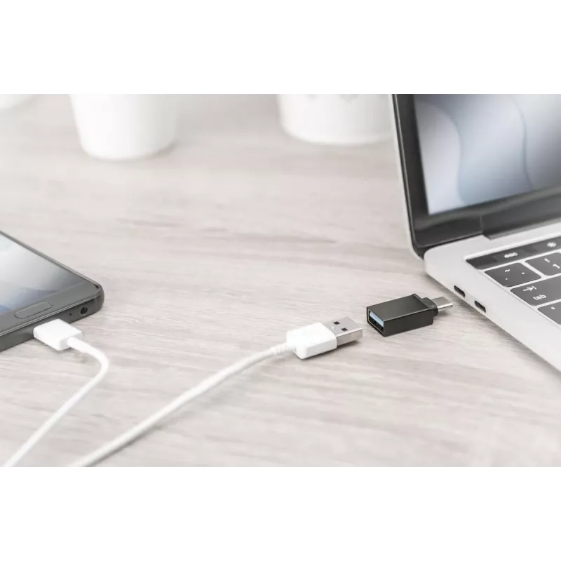 DIGITUS adattatore USB Type-C, Type-C a A SuperSpeed, nero