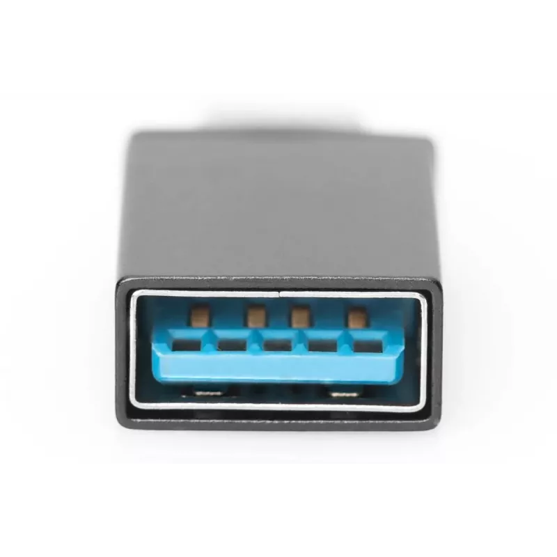 DIGITUS adattatore USB Type-C, Type-C a A SuperSpeed, nero