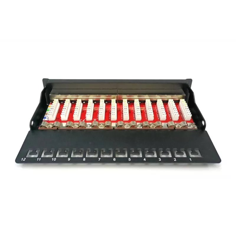 Patch Panel Digitus Desktop CAT 6A classe EA schermato nero