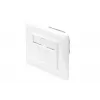 DIGITUS presa di rete CAT6A classe EA, schermata 1x RJ45, LSA, bianco puro, da incasso, 8 direzioni