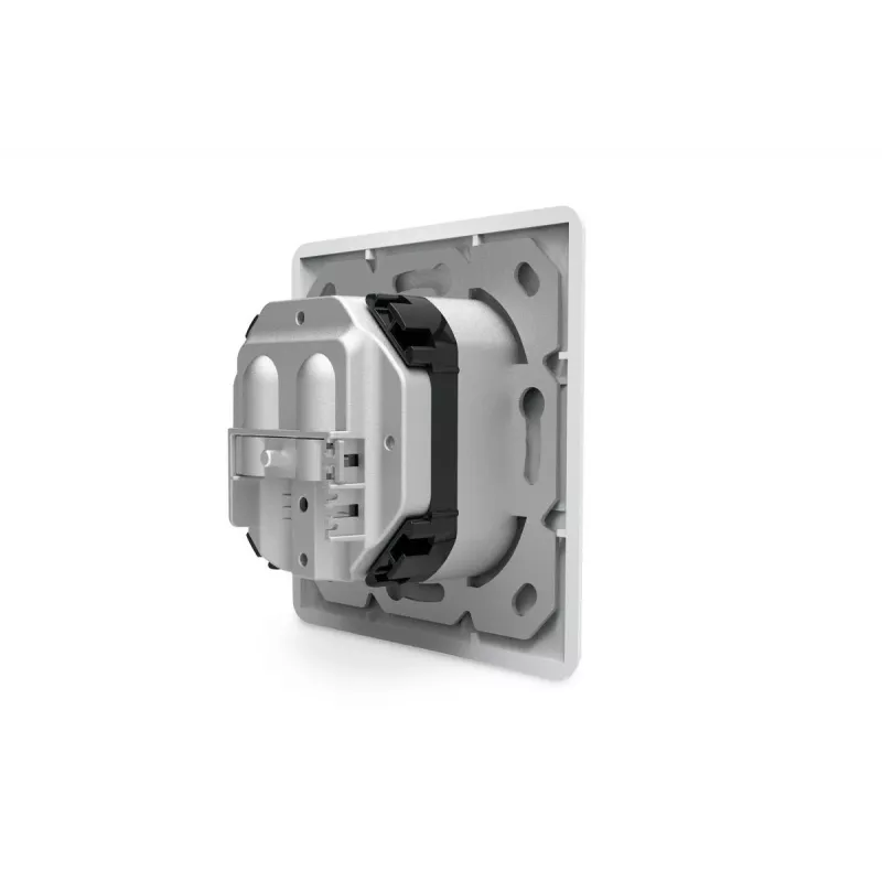 DIGITUS presa di rete CAT6A classe EA, schermata 1x RJ45, LSA, bianco puro, da incasso, 8 direzioni