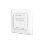 DIGITUS presa di rete CAT6A classe EA, schermata 2x RJ45, LSA, bianco puro, da incasso, 8 direzioni