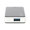 DIGITUS hub USB 4 porte USB 3.0 esterno nero laccato