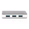 DIGITUS hub USB 4 porte USB 3.0 esterno nero laccato