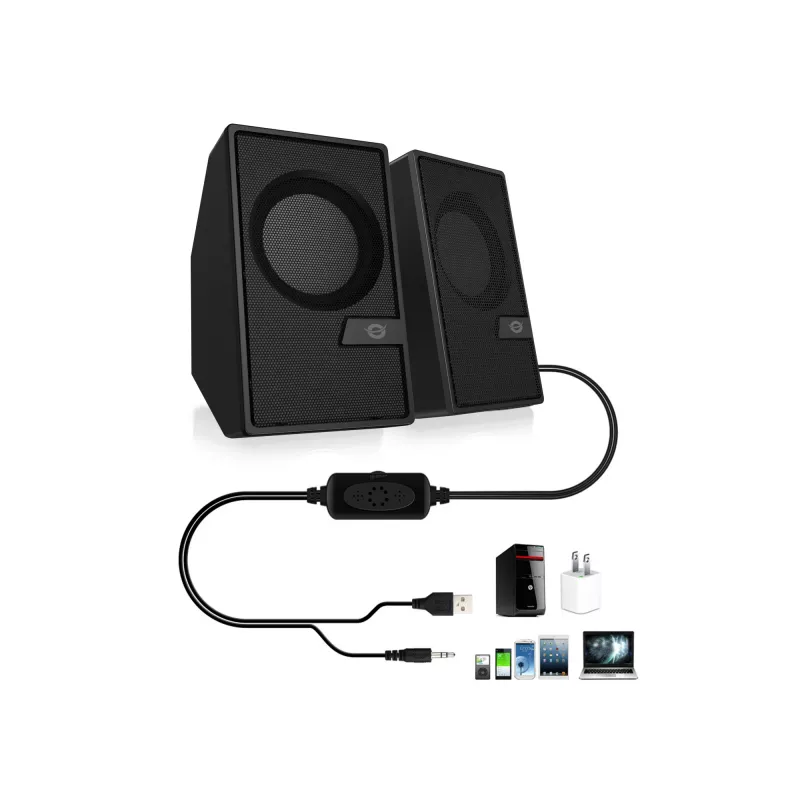 Conceptronic BJORN altoparlanti per computer 2.0 canali con Bluetooth, 6 W
