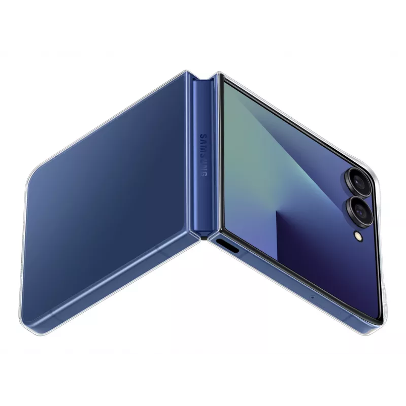 Samsung Clear Case per Galaxy Z Flip7, cover, Samsung, Galaxy Z Flip7, 17,5 cm (6,9 inch), trasparente