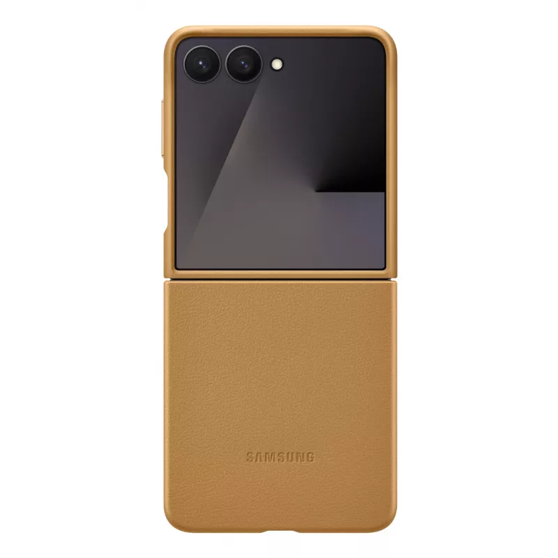 Custodia Flip-Cover Samsung Flip7 Kindsuit EF-VF766PAEGWW per Galaxy Z Flip7 – cammello