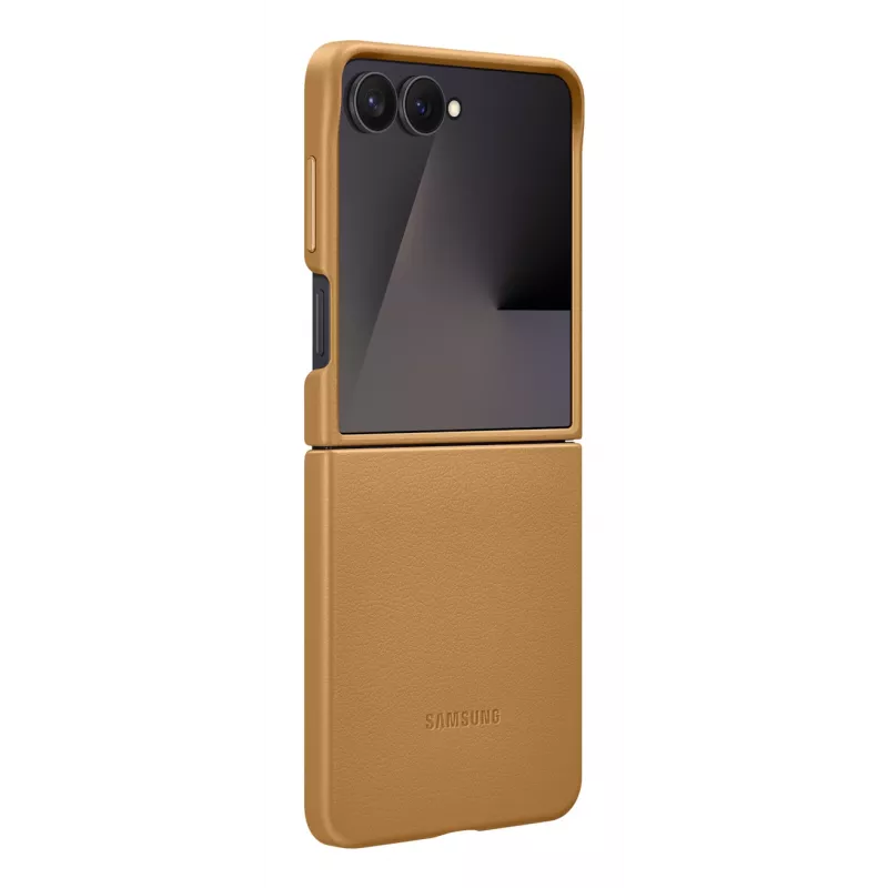 Custodia Flip-Cover Samsung Flip7 Kindsuit EF-VF766PAEGWW per Galaxy Z Flip7 – cammello