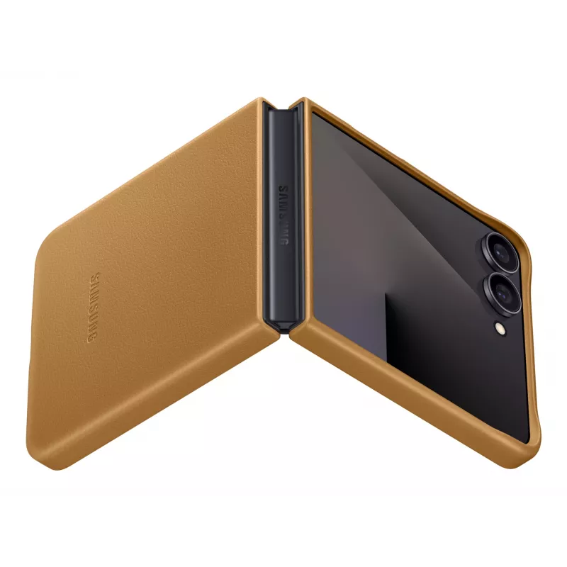 Custodia Flip-Cover Samsung Flip7 Kindsuit EF-VF766PAEGWW per Galaxy Z Flip7 – cammello