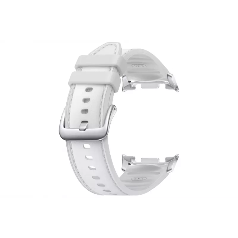 Cinturino ibrido per Samsung Galaxy Watch8 S/M/L bianco ET-SLL50LWEGEU