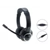 Conceptronic POLONA02B cuffie/headset con filo archetto gaming nero