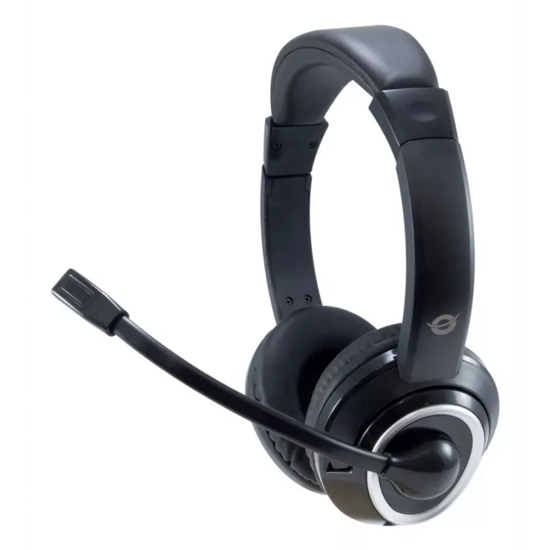 Conceptronic POLONA02B cuffie/headset con filo archetto gaming nero