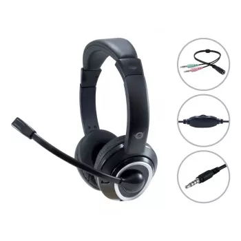 Conceptronic POLONA02BA cuffie/headset con filo archetto gaming nero