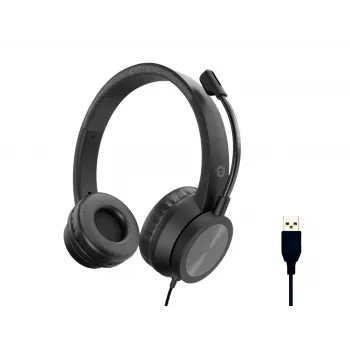 Conceptronic POLONA05B Headset stereo USB con microfono con cancellazione del rumore