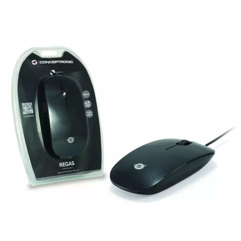 Conceptronic Mouse desktop ottico CLLM3BDESK USB Type-A