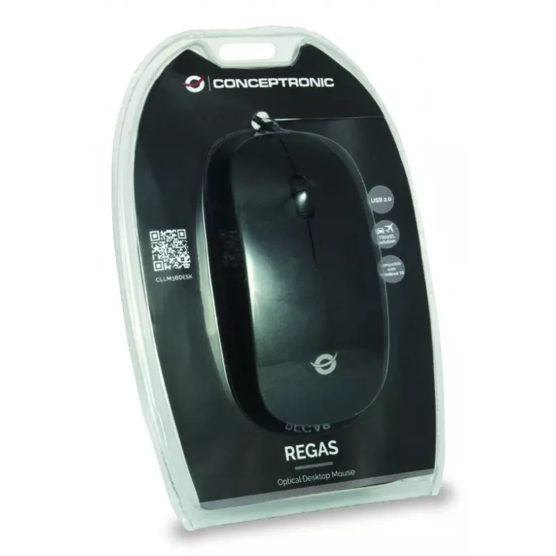 Conceptronic Mouse desktop ottico CLLM3BDESK USB Type-A