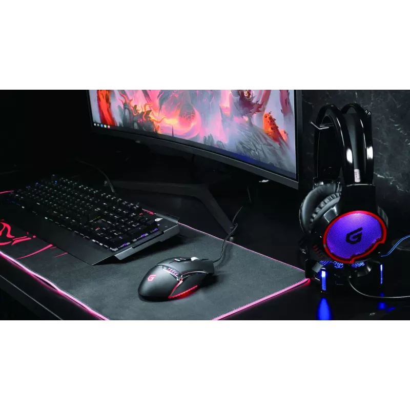 Conceptronic DJEBBEL 8, mouse gaming USB, 8 tasti programmabili, 4000 DPI