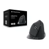Conceptronic LORCAN ERGO Mouse ergonomico Bluetooth a 6 tasti, per destrimani, design verticale, ottico, Bluetooth, 1600 DPI, nero