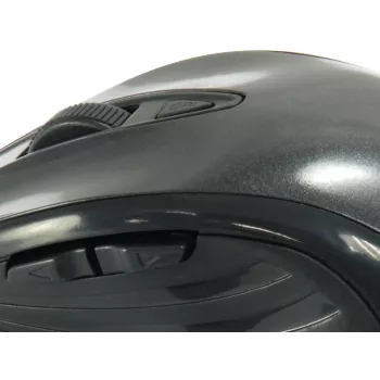 Conceptronic CLLM5BTRVWL Mouse da viaggio wireless a 6 tasti, per destrimani, ottico, RF wireless, 1600 DPI, nero
