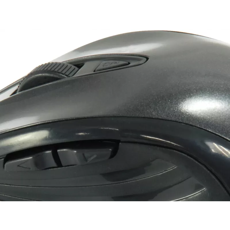 Conceptronic CLLM5BTRVWL Mouse da viaggio wireless a 6 tasti, per destrimani, ottico, RF wireless, 1600 DPI, nero