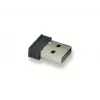 Conceptronic CLLM5BTRVWL Mouse da viaggio wireless a 6 tasti, per destrimani, ottico, RF wireless, 1600 DPI, nero