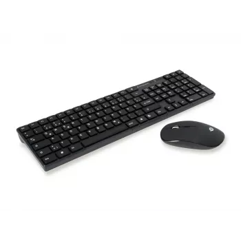 Conceptronic ORAZIO01DE Tastiera e mouse inclusi casa RF wireless QWERTZ tedesco nero