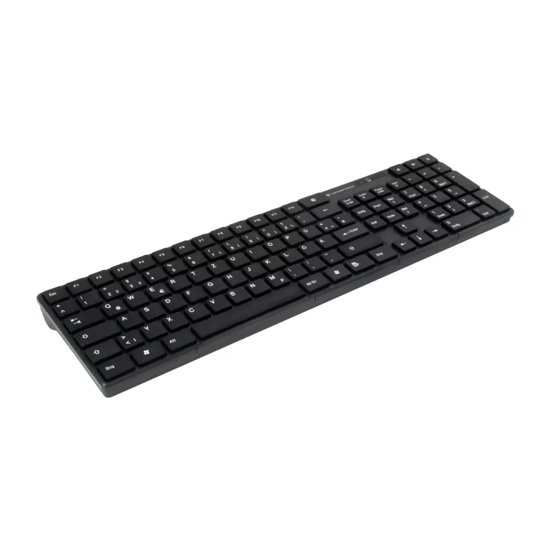 Conceptronic ORAZIO01DE Tastiera e mouse inclusi casa RF wireless QWERTZ tedesco nero