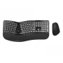 Conceptronic ERGO Set tastiera e mouse ergonomico wireless, QWERTY EN (US)