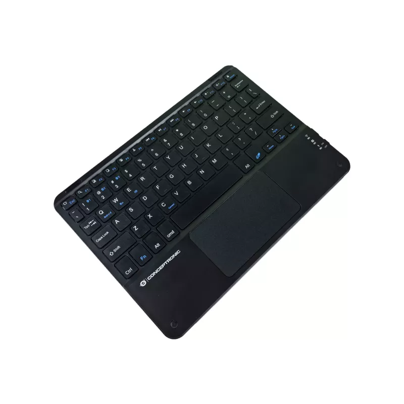 Conceptronic TOBIN01BUS Tastiera Bluetooth con touchpad da 10 pollici, QWERTZ EN (US)