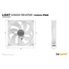 be quiet Light Wings 140 mm PWM Reverse White ventola per case PC 14 cm 1 pezzo