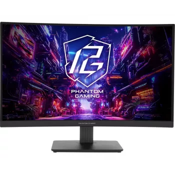 ASROCK Monitor gaming - Pg27qrt1b - 27 pollici - 2560 X 1440 Qhd - Curved 180hz - nero