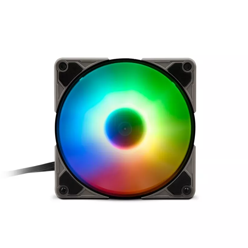 SHARKOON Silent Storm - Case per computer ventola PWM 140 mm, 14 cm, trasparente
