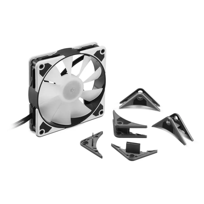 SHARKOON Silent Storm - Case per computer ventola PWM 140 mm, 14 cm, trasparente