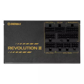 ENERMAX Alimentatore Revolution III 750 Watt 80 Plus Gold completamente modulare ATX 3.1