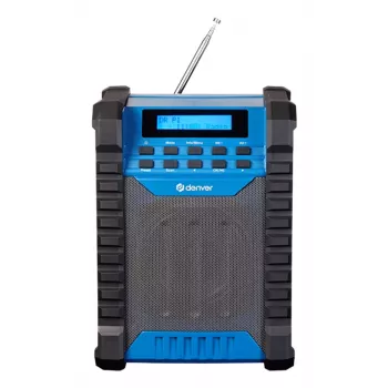 DENVER ELECTRONICS Wrd-60 radio DAB+ da cantiere con Bluetooth e funzione luce flood