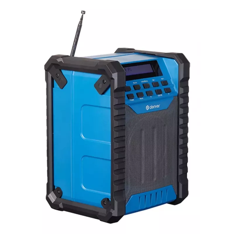 DENVER ELECTRONICS Wrd-60 radio DAB+ da cantiere con Bluetooth e funzione luce flood