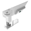 Supporto per scheda grafica ASUS ROG Herculx Universal bianco – 0,5 m di lunghezza, supporta 1 GPU, illuminazione multicolore