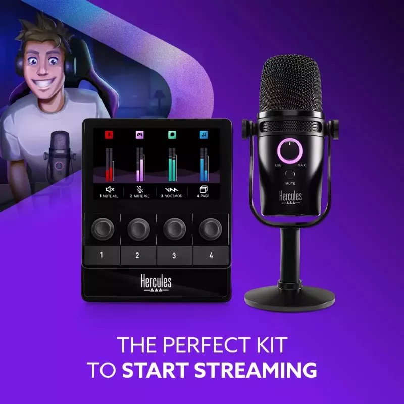 Hercules Stream Starter Kit kit multimediale
