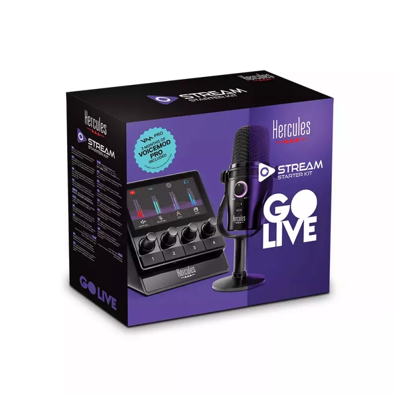 Hercules Stream Starter Kit kit multimediale