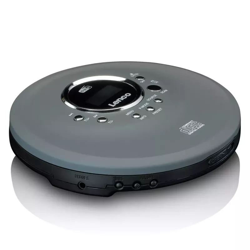Lettore CD personale Lenco CD-400GY antracite supporto MP3 antishock 40s