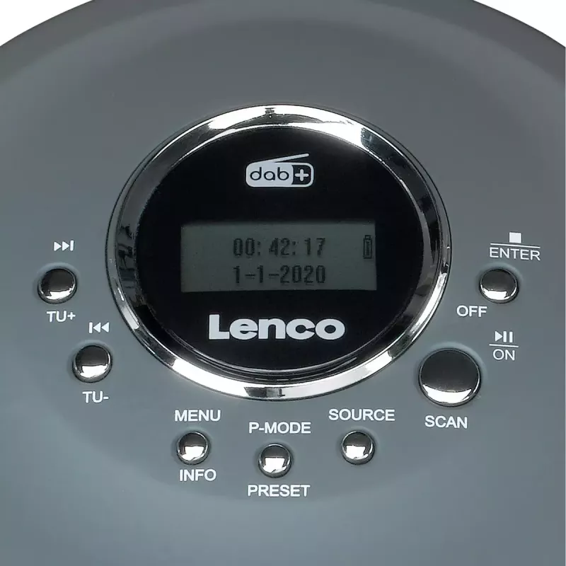 Lettore CD personale Lenco CD-400GY antracite supporto MP3 antishock 40s